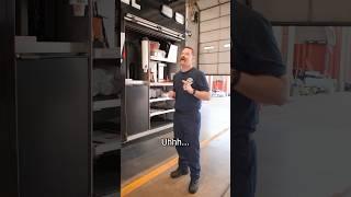 I get just as excited as he did at the end. #sleeping #truck #kitchen