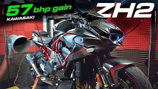 +57 bhp on the Kawasaki ZH2! | BHP UK Custom ECU Remapping