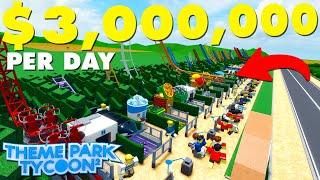 How to build a *NO GAMEPASS* MONEY FARM In Theme Park Tycoon 2!