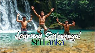 "3 Friends, 1 Jungle: An Epic Adventure in Sinharaja Rainforest, Sri Lanka!"#travelvlog #wildlife