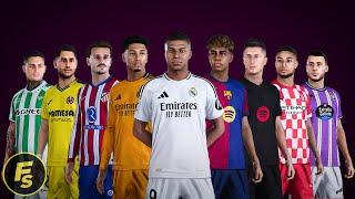 LaLiga EA Sports Official Kits 2024/25 (FULL VERSION) - PES 2021 & FL24