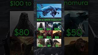 $100 to defeat Shinomura (Monsterverse)