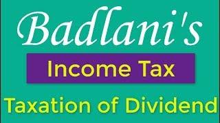 Income Tax : Taxation of Dividend