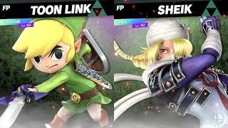 Super Smash Bros Ultimate Amiibo Fights  – Toon Link vs the World #16 Toon Link vs Sheik