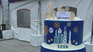 Weekend Break: Preparations underway for the Magnificent Mile Lights Festival