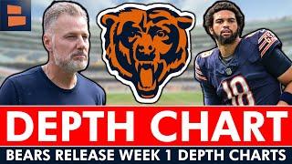 Chicago Bears RELEASE Depth Chart For Week 1 vs. Titans - Reaction & Top Takeaways