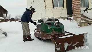 Собираем Буран  . Отвал лопата для перемещения снега  .