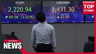 S. Korean currency weakens on Monday with exchange rate crossing KRW 1,430 per U.S. dollar