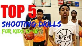 SHOOTING DRILLS FOR BASKETBALL - INCREASE SHOOTING PERCENTAGE !!!