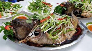 Cá Bống Mú Hấp Hồng Kông Dễ Làm Mà Ngon Dữ Lắm nha(Steamed Grouper Hong Kong Style)