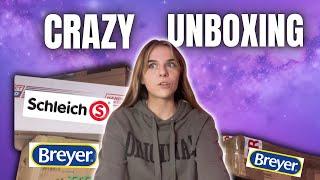 INSANE Breyer & Schleich model horse unboxing! And STORYTIME: I saved a WILD ANIMAL!