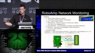 DEF CON 22 - Blake Self and Shawn "cisc0ninja" Burrell - Don't DDoS Me Bro: Practical DDoS Defense