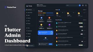 Build a Flutter Admin Panel | FlutterFlow Cloud File Management Admin Dashboard