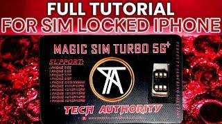 HOW TO UNLOCK JV IPHONE | IPHONE CARRIER UNLOCK | MAGIC SIM TUBRO 5G+ | TECH AUTHORITY