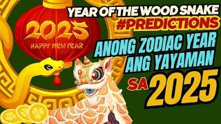 2025 CHINESE HOROSCOPE -12 Animal Zodiac #LUCKYZODIAC #2025predictions #YEARoftheWoodSnake