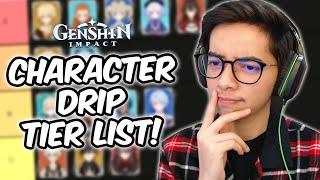 Character Drip Tier List - Genshin Impact (Malaysia)