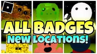 [NEW LOCATIONS] How to get ALL WORKING BADGES + MORPHS in CUSTOM PIGGY SHOWCASE - ROBLOX