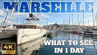 MARSEILLE FRANCE - THINGS TO SEE IN 1 DAY - 2023 - 4K