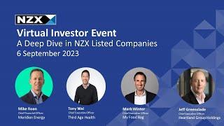 NZX Virtual Investor Event   6 September 2023