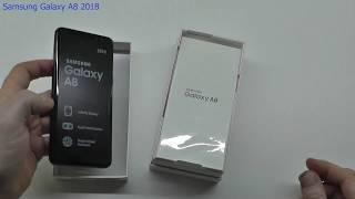 Samsung Galaxy A8 2018 - UNBOXING & FIRST START!!!