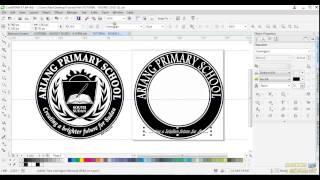 CorelDraw X7- How to design finest Round Logo | Download latest CorelDraw (2023 Update)