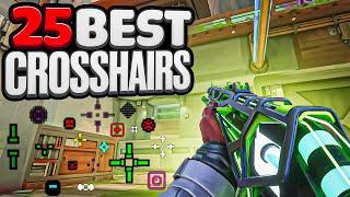 THE BEST 25 Crosshairs To USE In VALORANT (With Codes)