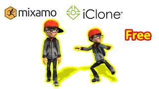 Mixamo animation  to iclone 7 | mixamo character to iclone 7 free download | mixamo animation