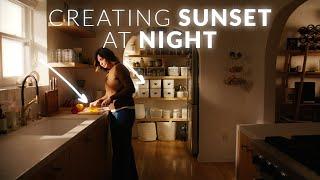 Lighting for Sunset at Night - How to Make It Look Real