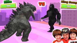 Dani y Evan juegan con GODZILLA vs KONG en KAIJU RUN