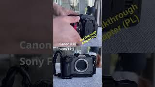 Canon r5c vs  Sony fx3 #vs #shorts