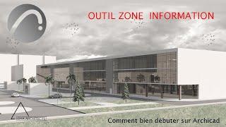 ARCHICAD Zone information (Flèche, sélection rapide, options géométriques, méthodes de sélection)