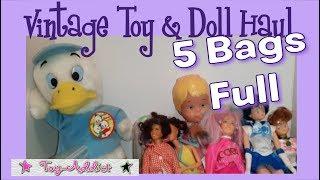 Vintage Toy Haul ~ Disney, Dolls & Plush ~ 5 Bags Full ~ Toy-Addict