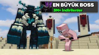 Minecraft'ta EFSANE SAVAŞ Moduyla BOSS'LARI Test Ettim...