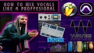 How To Mix Vocals | How To Sound Like Juice WRLD | Mixing & Mastering in FL20 like A PRO | Waves