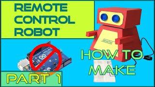 How to make the cutest cardboard remote control robot at home. Easy and simple (1/2)