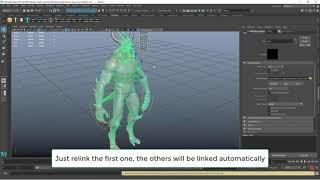 Relink textures in Maya