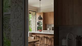Step Into a Tropical Modern Dream #dreamhome #home #elegantkitchen #modernhomedesign #homedecor