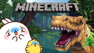 Molang and Piu Piu Try to Survive Minecraft Universal! 