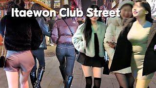 [4K SEOUL KOREA]  걷기만해도 즐거운 연말 이태원 클럽거리 Itaewon Club Street/Seoul, Korea/City Stroll