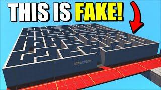 I Built a Completely Fake Maze to Troll my Friends!