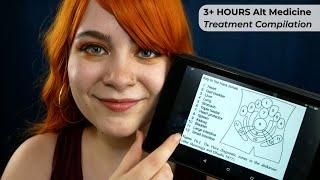  3+ HOURS of ASMR Alternative Medicine RPs ~ Healing Exam, Auriculotherapy, Nasya, & Shiatsu 