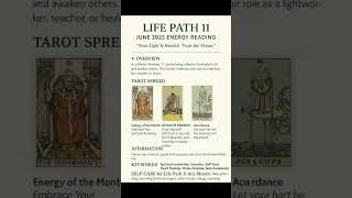  Life Path 11 | June 2025 Tarot Reading | Awaken Your Purpose & Trust Divine Guidance  #numerology