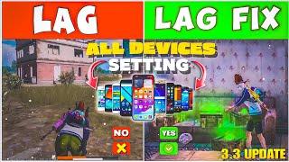  NEW UPDATE BGMI/PUBG LAG FIX IN ANY DEVICE | HOW TO FIX LAG IN BGMI | LAG FIX IN BGMI PUBG 3.3 