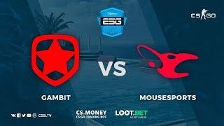 Mousesports vs Gambit - ESL One Cologne 2018