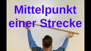 Mittelpunkt einer Strecke (Impuls-Video)