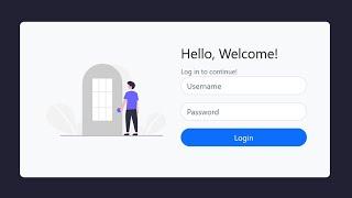 Responsive Login Page using HTML, CSS & Bootstrap