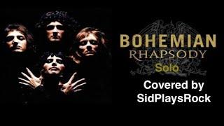Bohemian Rhapsody Solo Cover - Queen - Famous solos - With Backing Track|| #Shorts