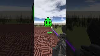 Destroying Fire In The Hole in Big Maze Nextbot Gmod