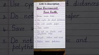 Save Environment, Save Earth