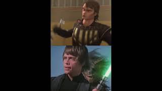 Like Father Like Son! #StarWars #Luke #Vader #Shorts